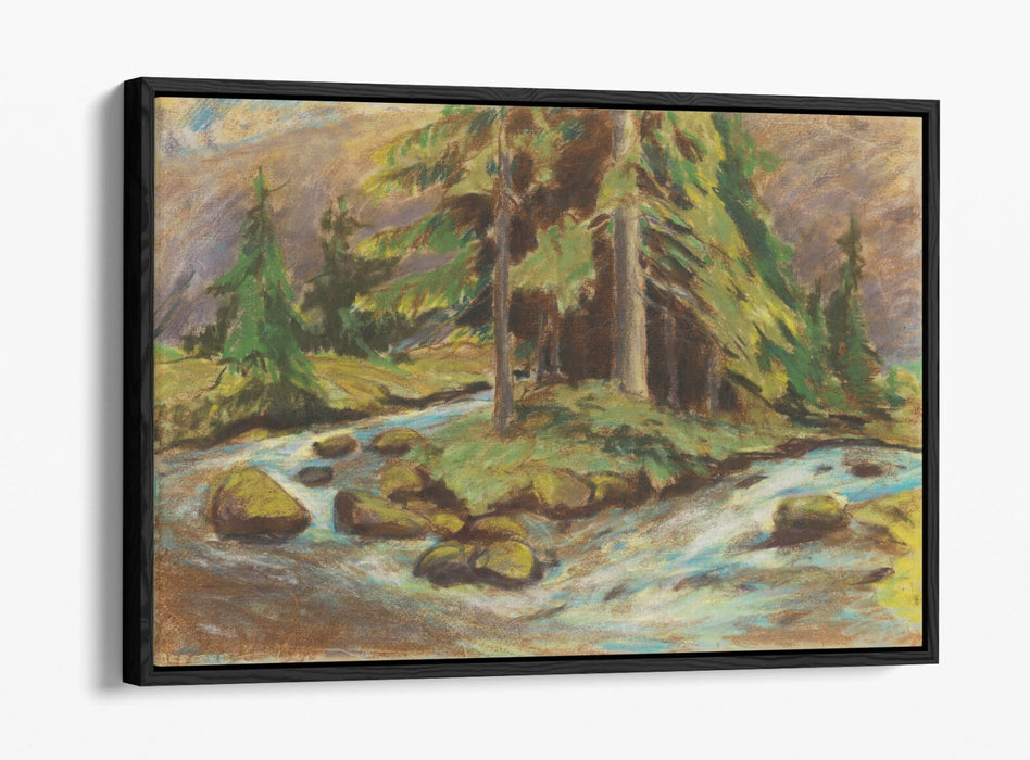 ZOLO PALUGYAY, DEMANOVSKY BROOK -FLOAT EFFECT CANVAS WALL ART PRINT