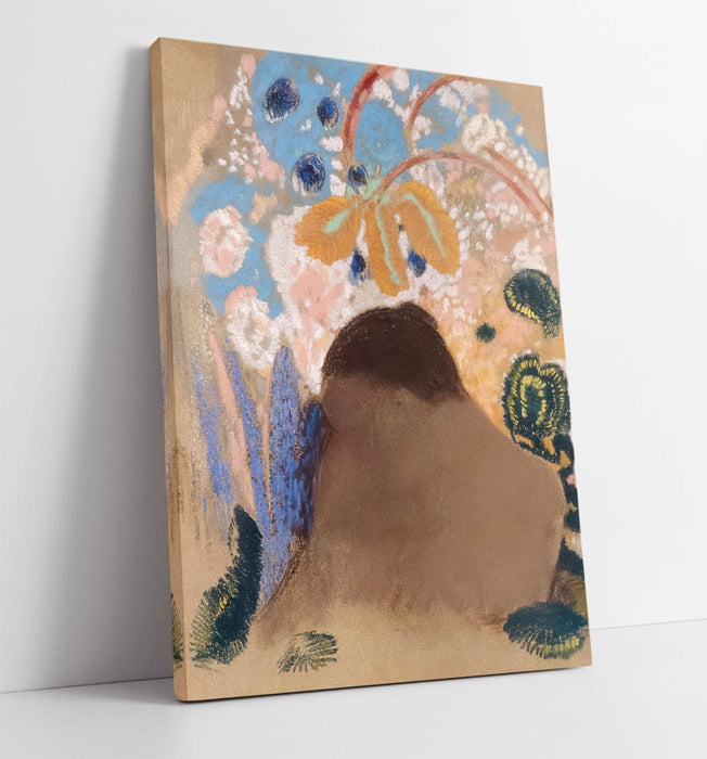 ODILON REDON, OPHELIA -CANVAS WALL ARTWORK PICTURE PRINT