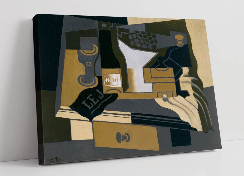 JUAN GRIS, COFFEE GRINDER -CANVAS WALL ARTWORK PICTURE PRINT