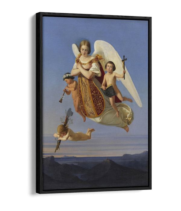 DITLEV BLUNCK, ALLEGORY OF SUNDAY -FLOAT EFFECT CANVAS WALL ART PIC PRINT