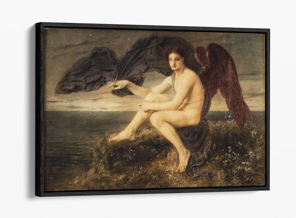 SIMEON SOLOMON, DAWN -FLOAT EFFECT CANVAS WALL ART PRINT