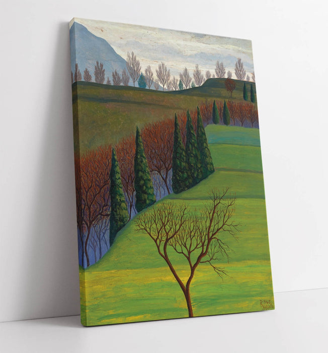LUIGI RUSSOLO, IN COLLINA -CANVAS WALL ARTWORK PICTURE PRINT