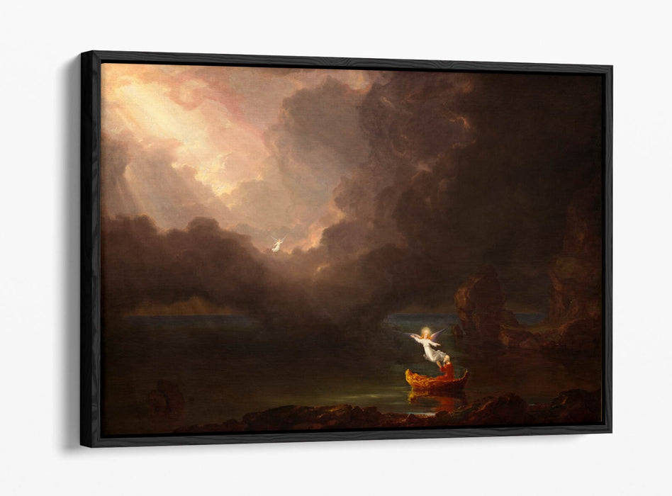 THOMAS COLE, VOYAGE OF LIFE: OLD AGE -FLOAT EFFECT CANVAS WALL ART PRINT