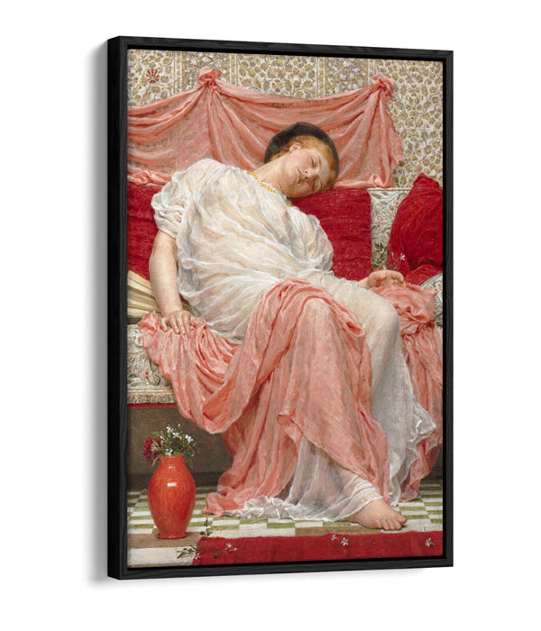 ALBERT JOSEPH MOORE, JASMINE-FLOAT EFFECT CANVAS WALL ART PIC PRINT