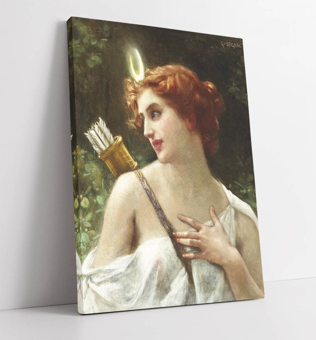GUILLAUME SEIGNAC, DIANA THE HUNTRESS -CANVAS WALL ARTWORK PIC PRINT