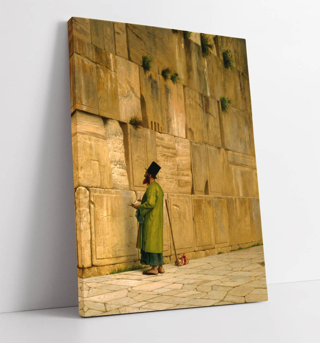 JEAN-LEON GEROME, THE WAILING WALL -CANVAS WALL ARTWORK PIC PRINT