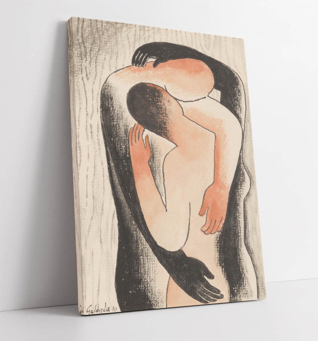 MIKULAS GALANDA, EMBRACE -CANVAS WALL ARTWORK PICTURE PRINT
