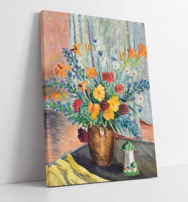 KRISTJAN TEDER, FLOWERS -CANVAS WALL ARTWORK PICTURE PRINT