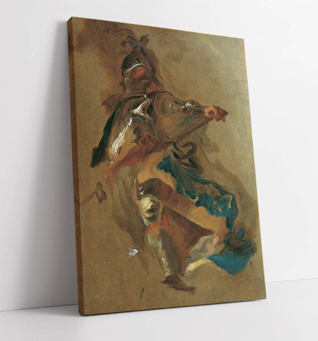 FRANZ MAULBERTSCH, STANDING COMMANDER -CANVAS WALL ART ARTWORK PRINT