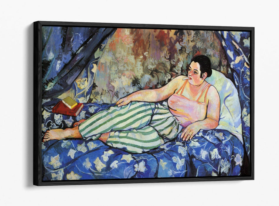 SUZANNE VALADON, THE BLUE ROOM -FLOAT EFFECT CANVAS ART PRINT- FAMOUS PAINTING