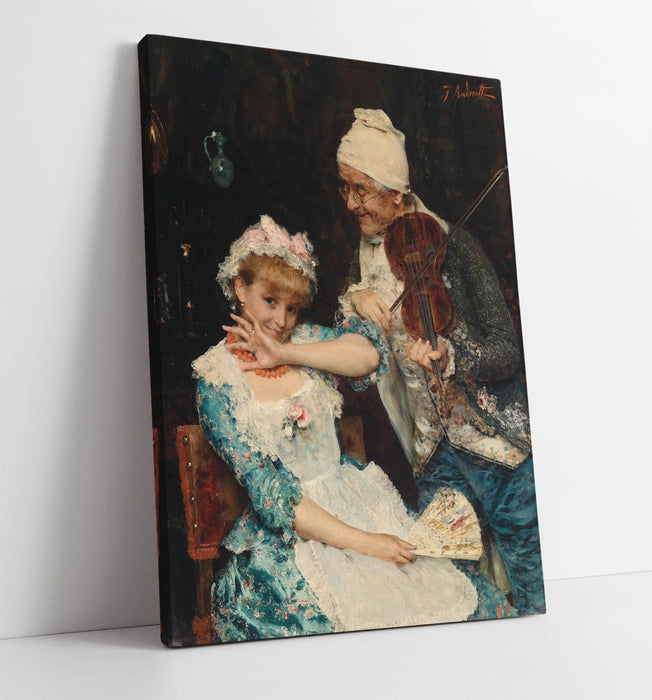 FEDERICO ANDREOTTI, THE MUSICIAN -CANVAS WALL ART ARTWORK PRINT