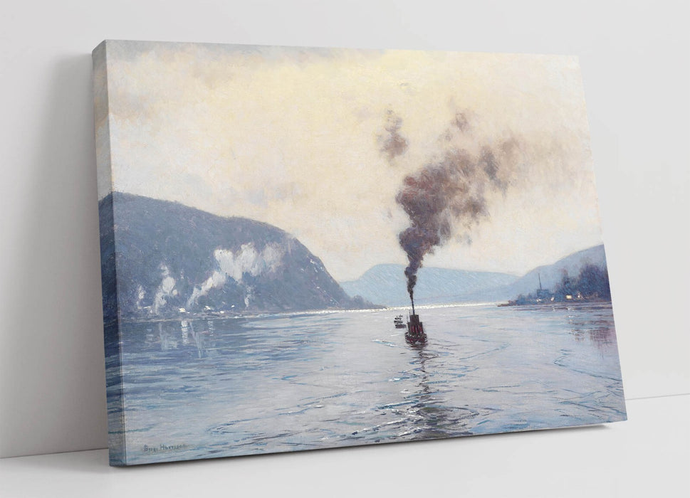 L. BIRGE HARRISON, ON THE DELAWARE -CANVAS WALL ARTWORK PIC PRINT