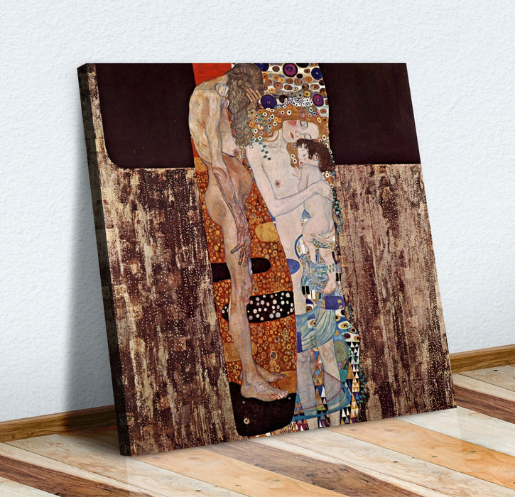 THE THREE AGES OF WOMAN CANVAS WALL ART PICTURE PRINT PAINTING Gustav Klimt