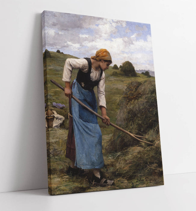JULIEN DUPRE, HAYMAKING -CANVAS WALL ART ARTWORK PRINT