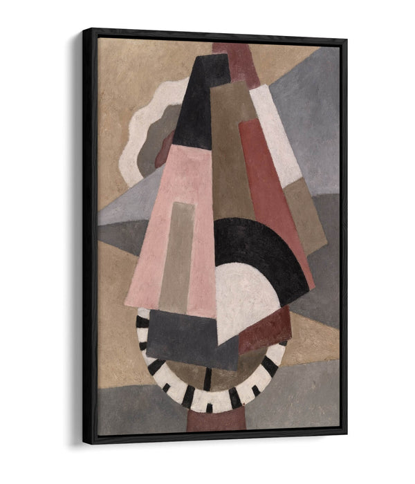 MARSDEN HARTLEY, PROVINCETOWN -FLOAT EFFECT CANVAS WALL ART PRINT