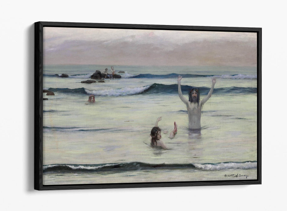 RUPERT BUNNY, TRITONS -FLOAT EFFECT CANVAS WALL ART PIC PRINT