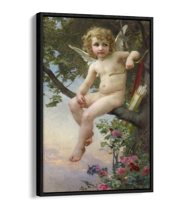GUILLAUME SEIGNAC, CUPID -FLOAT EFFECT CANVAS WALL ART PICTURE PRINT