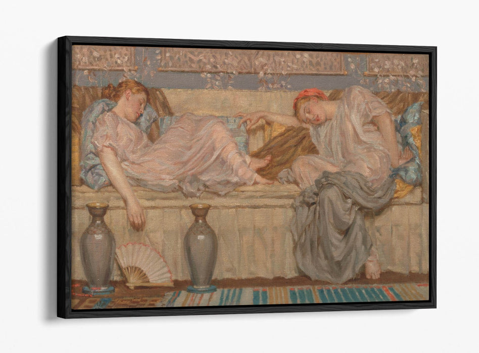 ALBERT JOSEPH MOORE, BEADS -FLOAT EFFECT CANVAS WALL ART PIC PRINT