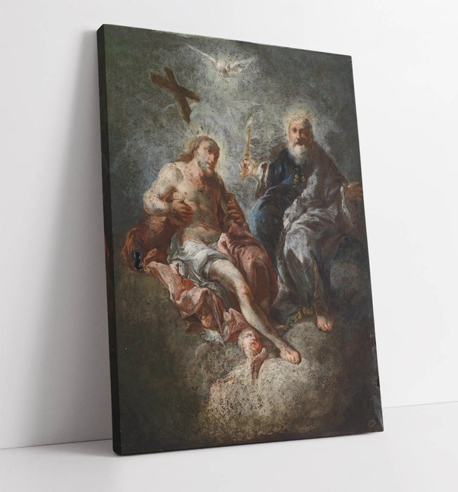 FRANZ MAULBERTSCH, MERCY SEAT -CANVAS WALL ART ARTWORK PRINT