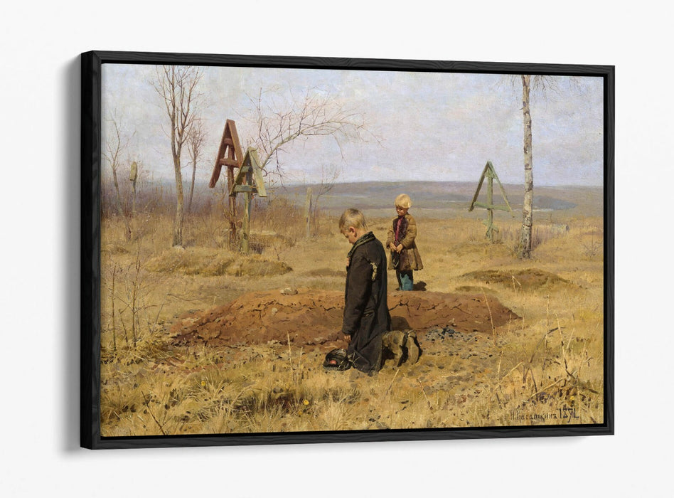 NIKOLAY KASATKIN, ORPHANED -FLOAT EFFECT CANVAS WALL ART PIC PRINT