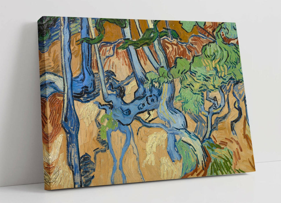 VINCENT VAN GOGH "TREE ROOTS" -CANVAS WALL ART PICTURE PRINT- FAMOUS PAINTING