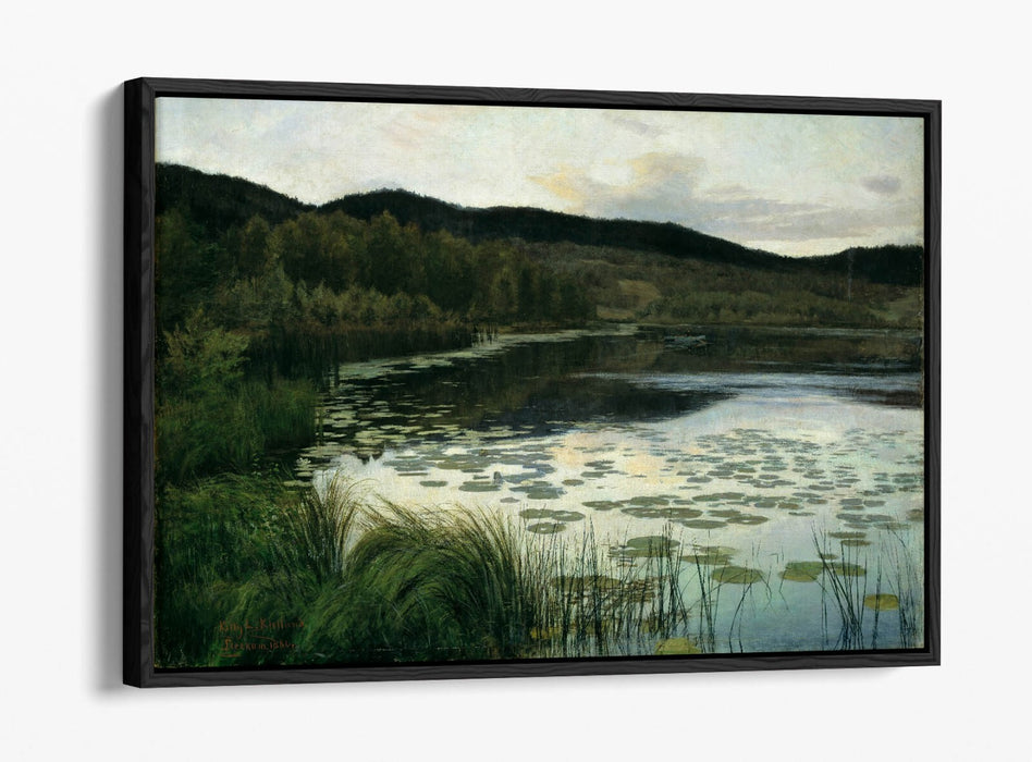 KITTY KIELLAND, SUMMER NIGHT -FLOAT EFFECT CANVAS WALL ART PIC PRINT