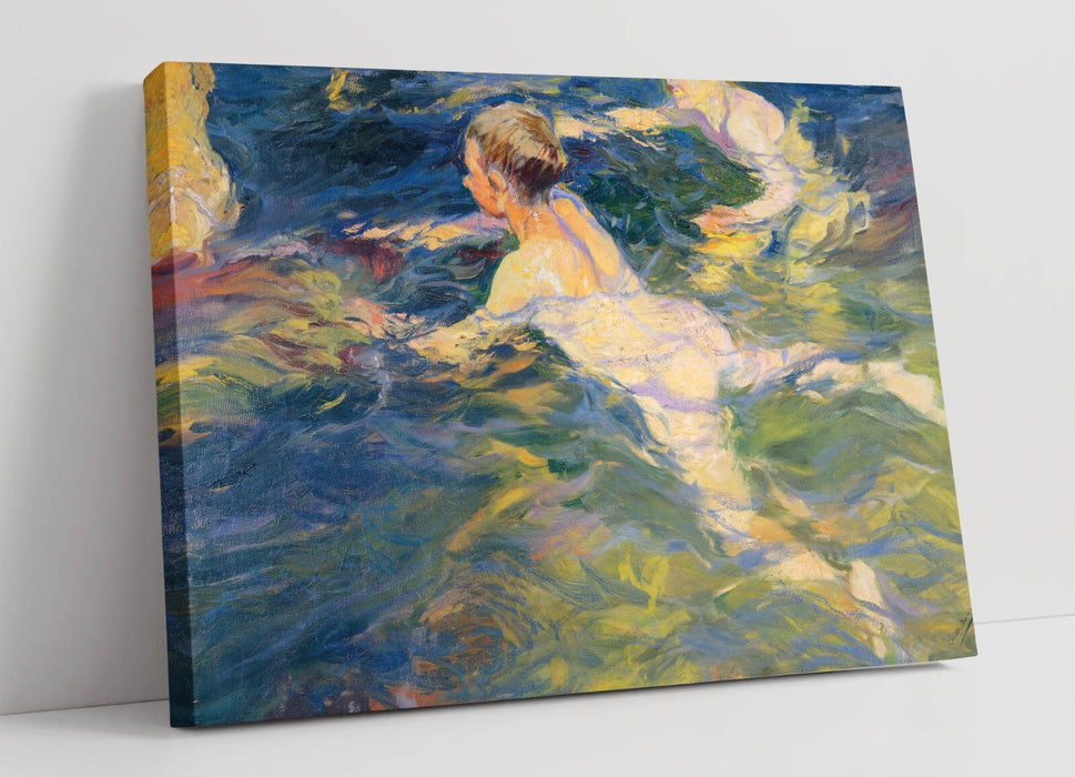 JOAQUIN SOROLLA, SWIMMERS -CANVAS WALL ARTWORK PIC PRINT