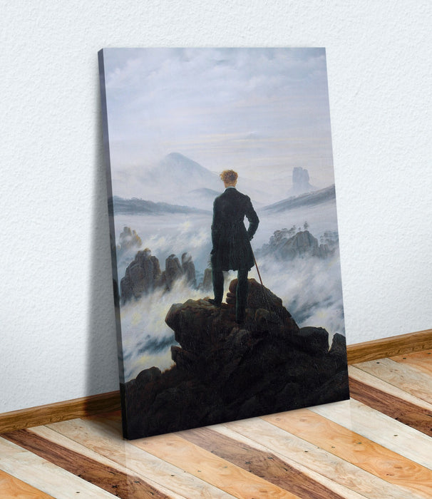CANVAS WALL ART PRINT ARTWORK 30MM DEEP FRAME Caspar David Friedrich Wanderer
