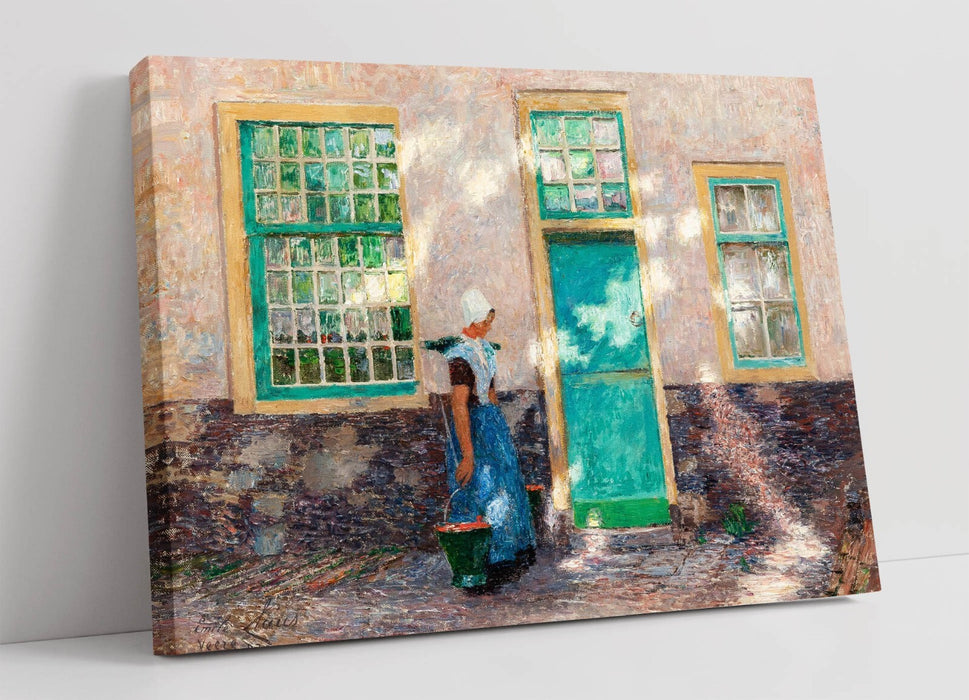 EMILE CLAUS, THE LITTLE SERVANT -CANVAS WALL ARTWORK PIC PRINT