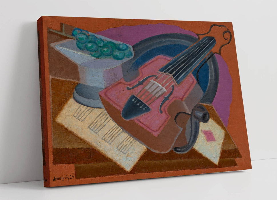 JUAN GRIS, THE ACE OF DIAMONDS -CANVAS WALL ARTWORK PICTURE PRINT