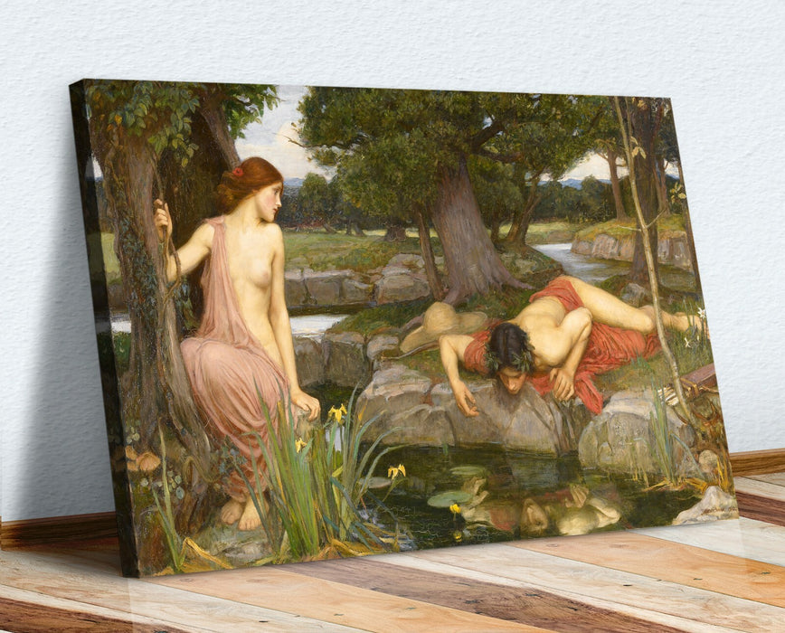 CANVAS WALL ART PRINT ARTWORK PAINTING John William Waterhouse Echo & Narcissus
