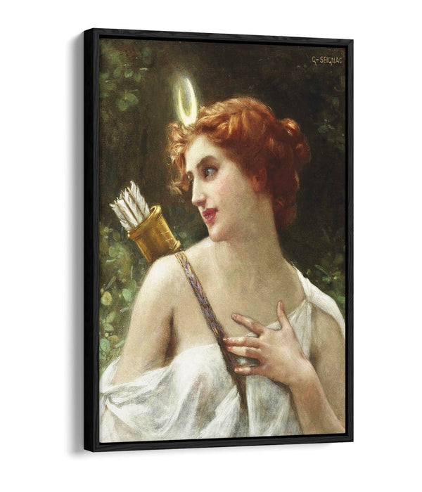 GUILLAUME SEIGNAC, DIANA THE HUNTRESS-FLOAT EFFECT CANVAS WALL ART PICTURE PRINT