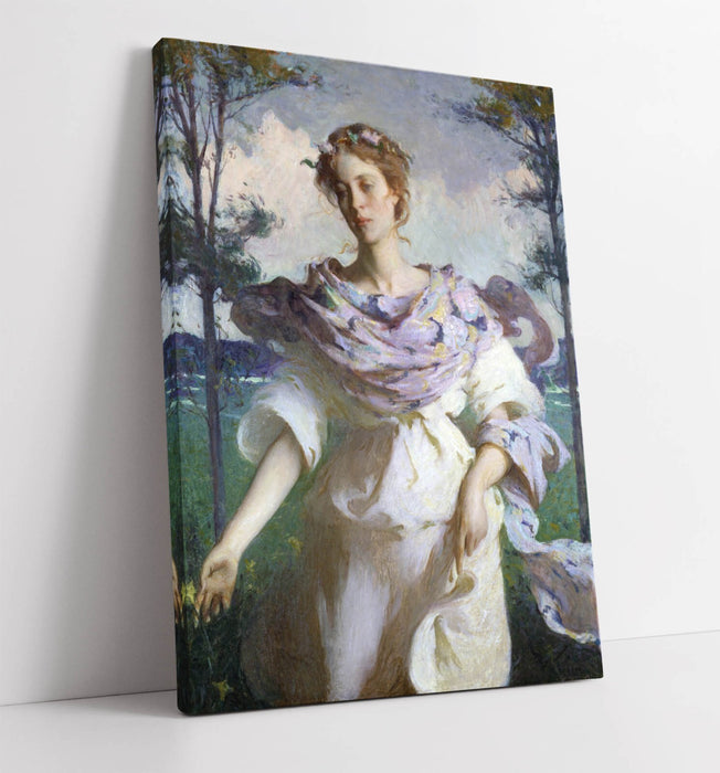 FRANK W. BENSON, SUMMER -CANVAS WALL ARTWORK PIC PRINT