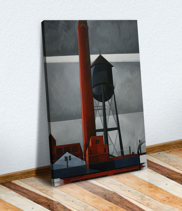 CANVAS WALL ART PAINTING PRINT ARTWORK Charles Demuth Chimney and Water Tower