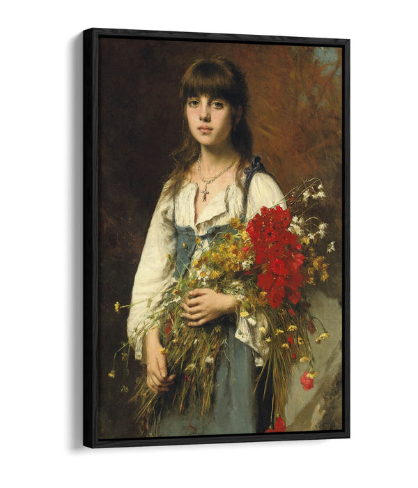 ALEXEI HARLAMOV, SUMMERTIME -FLOAT EFFECT CANVAS WALL ART PRINT