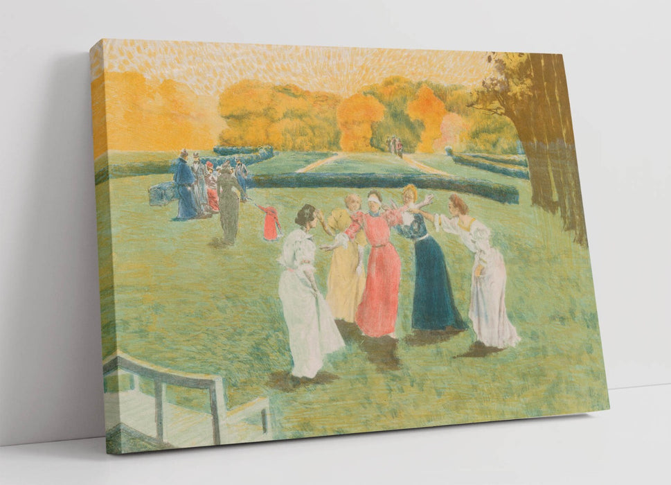 ALEXANDRE LUNOIS, BLIND MAN'S BUFF -CANVAS WALL ARTWORK PICTURE PRINT
