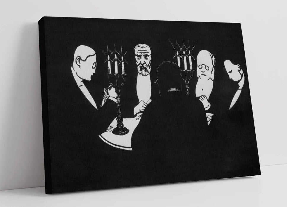 FELIX VALLOTTON, POKER -CANVAS WALL ARTWORK PICTURE PRINT