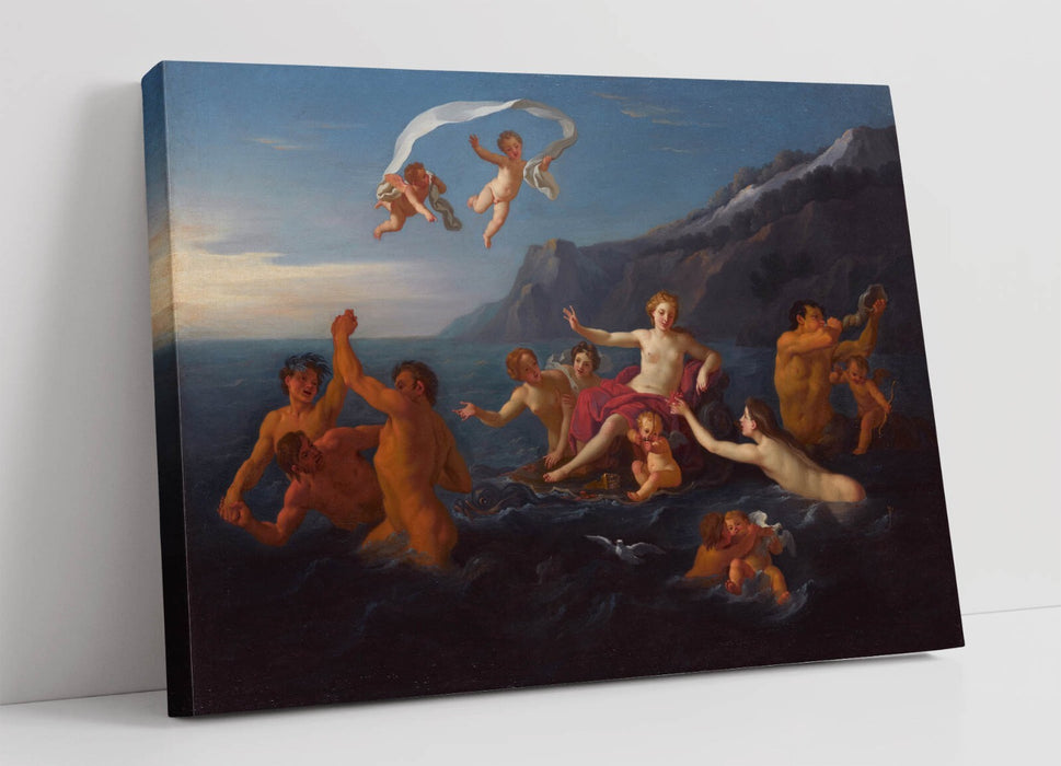 BON BOULLOGNE, THE TRIUMPH OF AMPHITRITE -CANVAS WALL ARTWORK PIC PRINT