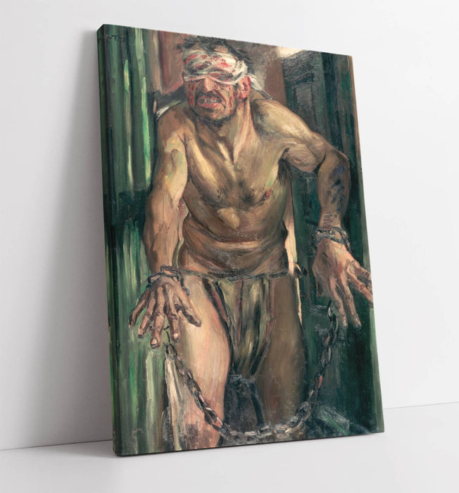 LOVIS CORINTH, THE BLINDED SAMSON -CANVAS WALL ARTWORK PICTURE PRINT