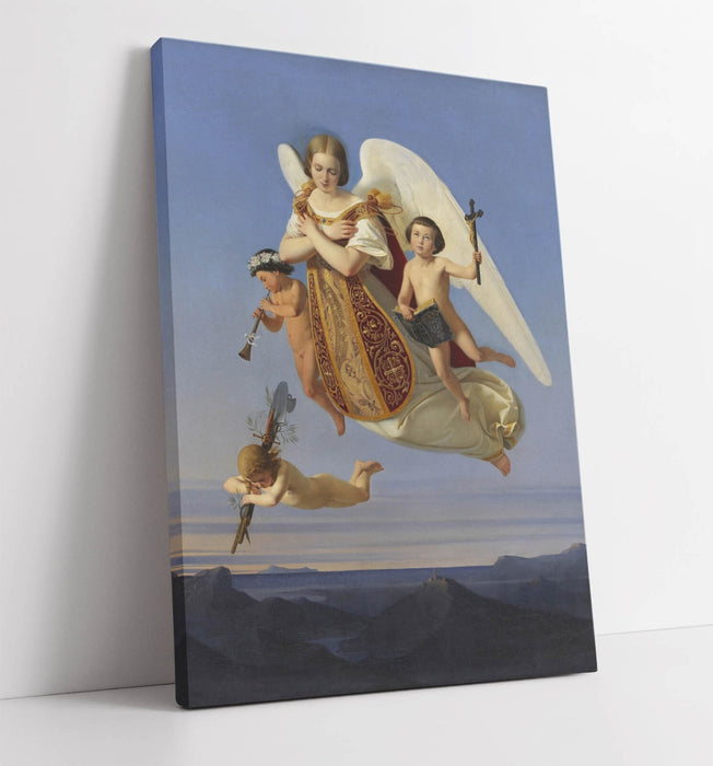 DITLEV BLUNCK, ALLEGORY OF SUNDAY -CANVAS WALL ART ARTWORK PRINT
