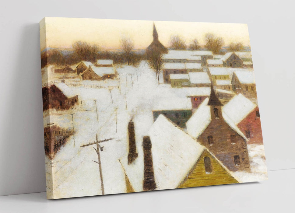 L. BIRGE HARRISON, FROSTY MORNING -CANVAS WALL ARTWORK PIC PRINT