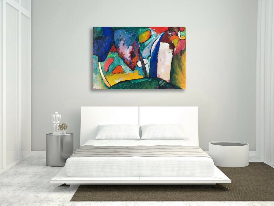Canvas Wall Art Print - Wassily Kandinsky Abstract Painting on Archival Grade Canvas