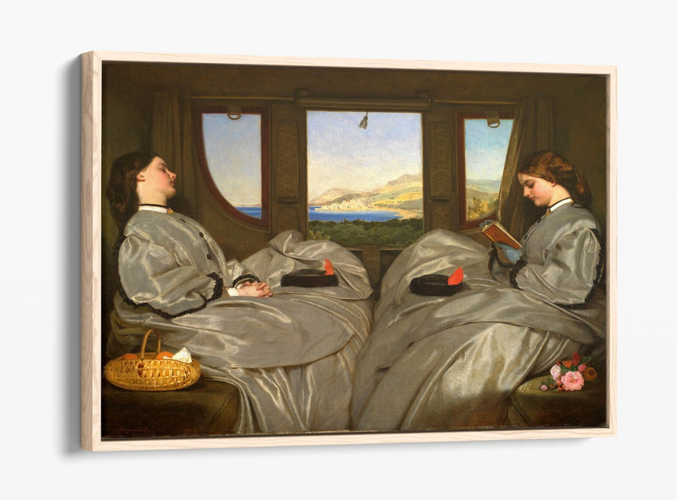 Float Effect Canvas Art - Handmade UK Canvas Featuring Augustus Leopold Egg Artwork