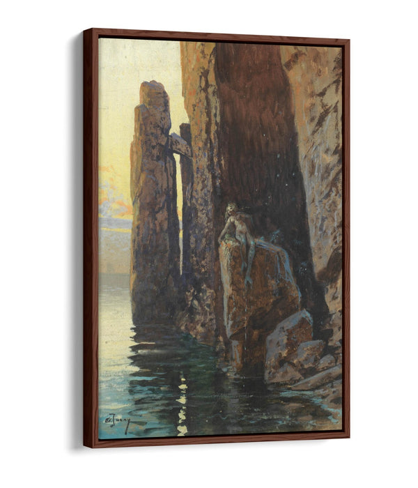 Canvas Wall Art Print – Mermaid And Monsters | Float Effect Handmade Canvas Art