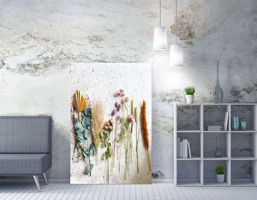 Kitchen Canvas Art - Colorful Cooking Herbs Artwork | Premium Handmade Print