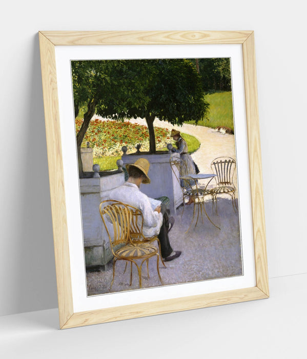 Framed Wall Art Poster - Gustave Caillebotte Orange Trees Painting | UK Made