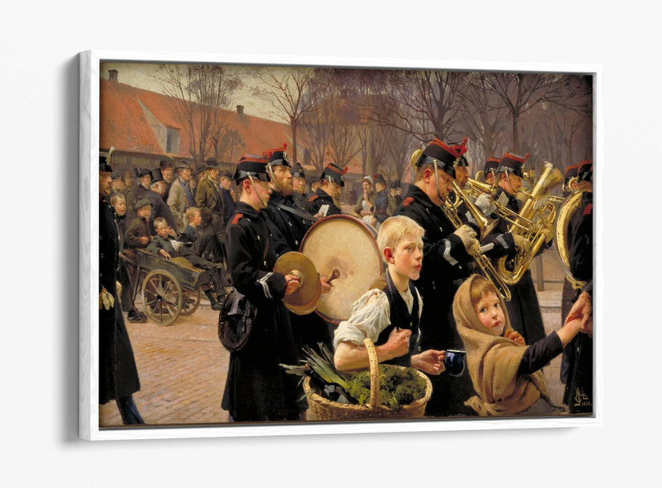 ERIK HENNINGSEN, CHANGING OF THE GUARD -FLOAT EFFECT CANVAS WALL ART PIC PRINT