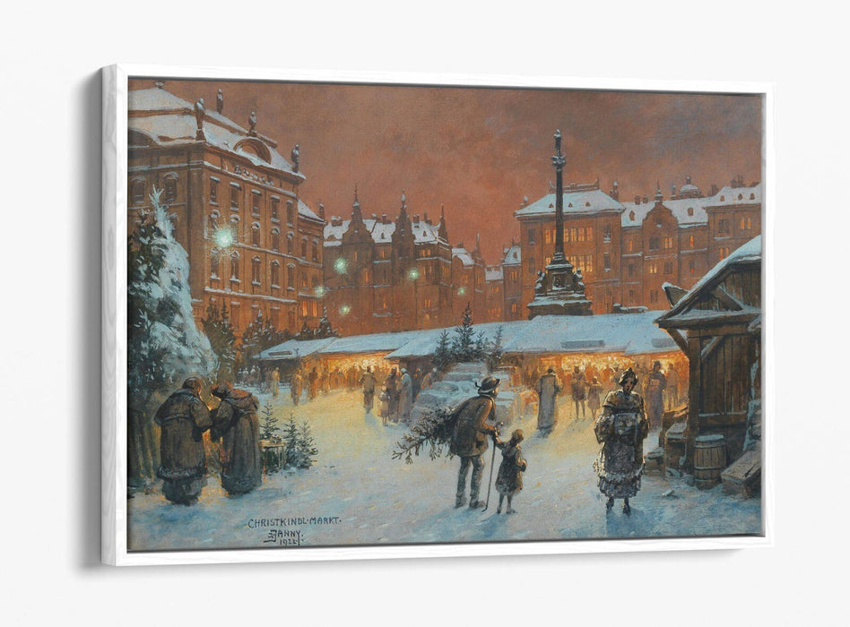 Canvas Wall Art - Christmas Canvas Print With Float Effect & Premium Frame