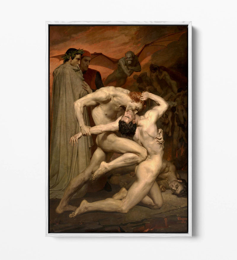 Float Effect Canvas Art - British Handmade Premium William Adolphe Bouguereau Print
