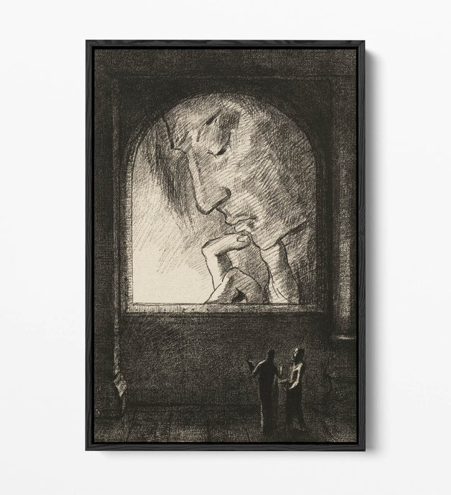 ODILON REDON, LIGHT -FLOAT EFFECT CANVAS WALL ART PRINT